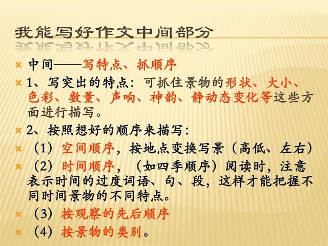 如何指导写景作文(写景作文中黄金三要素)
